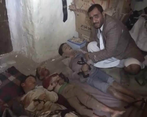 اطفال اليمن ضحايا صعدة